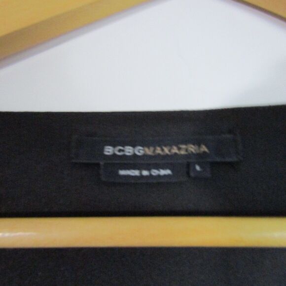 BCBGMaxAzria Top Large Black Polka Dots Sheer Y2K Vintage Whimsygoth Grunge - Picture 6 of 13